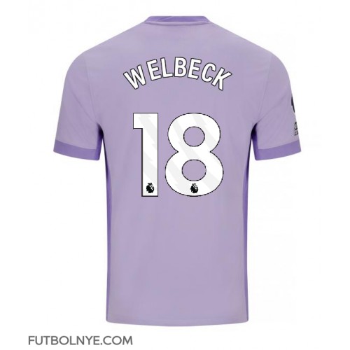 Camiseta Brighton Danny Welbeck #18 Visitante Equipación 2025-26 manga corta